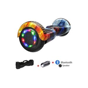 GENERIQUE HOVERDRIVE HOVERBOARD 6.5 glace et feu + sac de transport + haut-parleur Bluetooth - Publicité