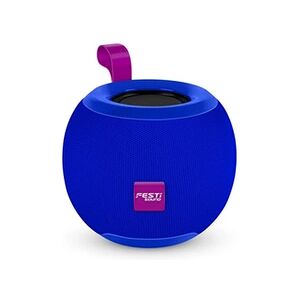 GENERIQUE Enceinte Bluetooth Autonome sur Batterie Festi One - BT 5.0 / Carte Micro-SD / USB / FM - Coloris Bleu - Publicité