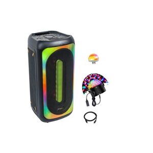 Ibiza Sound Pack - Enceinte USB Bluetooth Portable 500W LED USB SD TWS Ibiza MERCURE50 - Jeu Lumière Astro - Astro USB - Musique Anniversaire Enfant - Publicité