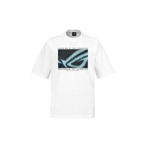 Asus T-Shirt ROG Cosmic Wave - Taille M - Blanc - Coupe Regular - Publicité