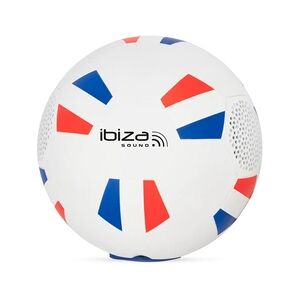 Ibiza Sound Enceinte Bluetooth TWS sur Batterie Ballon de Foot 30W, micro-SD Soirée Musique Cadeau Enfant Anniversaire Boum - Publicité