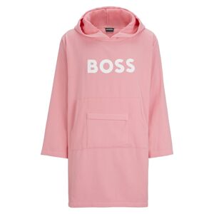 Boss Sweat à capuche de plage en coton avec logo et poche kangourou Rose clair L/XL - Publicité