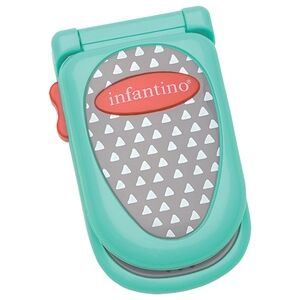 Infantino Telephone enfant a clapet electronique bleu