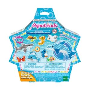 Aquabeads® Jeu de bricolage perles recharge animaux marins