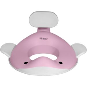 KINDSGUT Reducteur de toilettes enfant baleine rose doux