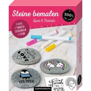 SPIEGELBURG COPPENRATH Peindre des pierres - Set Love & Friends (100% s.g.)