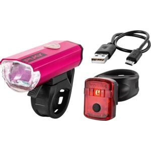 PUKY® Feux pour velos enfant eclairage LED LUMI pink