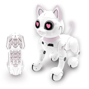 LEXIBOOK Robot telecommande chat savant Power Kitty programmable sons, blanc