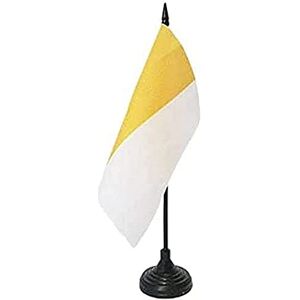 AZ FLAG Drapeau de Table États pontificaux 752-1870 15x15cm Petit Drapeaux DE Bureau États de l'Église Vatican 15 x 15 cm - Publicité