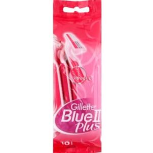 Gillette Venus Rasoirs Jetables pour Femmes Blue II Plus, Pack de 10 Rasoirs [Officiel] - Publicité