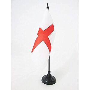 AZ FLAG Drapeau de Table Ordre de Saint-Georges d'Alfama 15x15cm Petit Drapeaux DE Bureau Croix de Saint-Georges 15 x 15 cm - Publicité