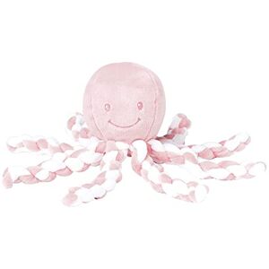 Nattou Kuscheltier Oktopus, Für Neugeborene und Frühchen, 23 cm, Rosa/Weiß - Publicité