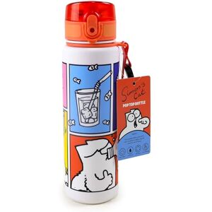 Puckator Gourde Invisible 600 ML Chat Simon's Cat Style Pop - Publicité