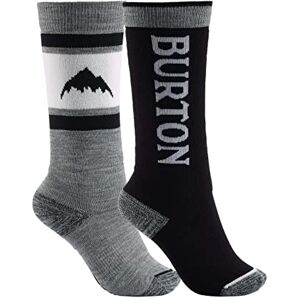 Burton Weekend Midweight Sock 2-Pack Chaussettes de ski Garçon True Black FR: L (Taille Fabricant: ML) - Publicité