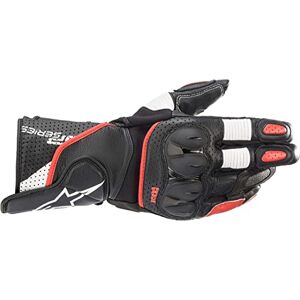 Alpinestars SP-2 V3 Mens Motorbike Gloves Large Black White Bright Red - Publicité