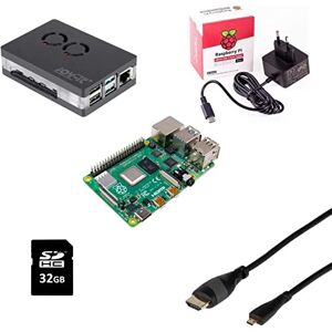 Raspberry 4B 2 Go Boîtier magnétique Bloc d'alimentation Carte SD 32 Go Câble HDMI - Publicité