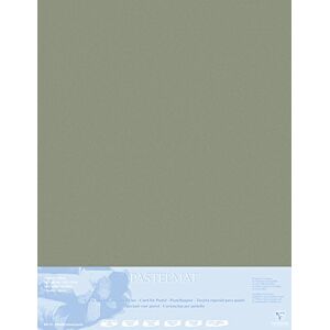 Clairefontaine 396011C Contrecollé Papier Pastelmat 5 Feuilles Contrecollées Carte Spéciale pour Pastels Secs 70x100 cm 360g 1,8 mm Brun - Publicité