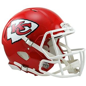 Riddell Speed Authentic Casque NFL à Collectionner pour Hommes, Kansas City Chiefs, Taille Unique - Publicité