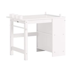 SoBuy Ensemble table et chaise pour enfants effect bois blanc