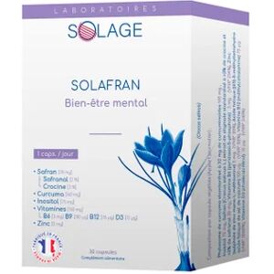 Laboratoires Solage Solafran 30caps