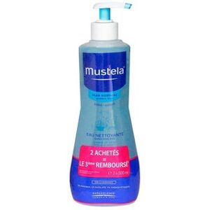 Mustela Eau nettoyante 500ml lot de 3