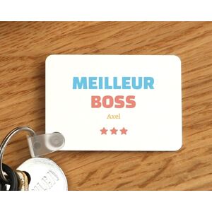 Cadeaux.com Porte-clef a personnaliser - Meilleur Boss