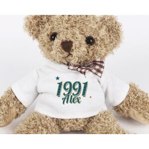 Cadeaux.com Peluche ourson annee femme nee en 1991