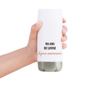 Cadeaux.com Gourde isotherme avec message femme 98 ans