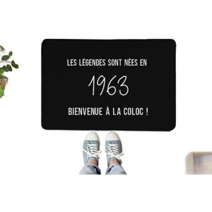 Cadeaux.com paillasson message homme ne en 1963