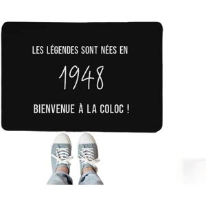 Cadeaux.com paillasson message homme ne en 1948