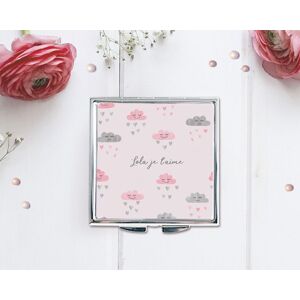 Cadeaux.com Miroir de sac - Pluie de coeurs