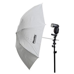 PHOTTIX Parapluie Pliable Blanc Shoot-Through 36 (91cm)