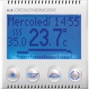 Chrono thermostat avec hebdomadaire Ave Domus Systeme de 44 retro-eclaire 441CRT