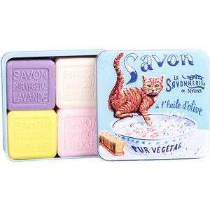 La Savonnerie de Nyons Boite Metal Chat Roux & Savons