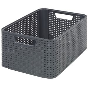 Curver STYLE M Boite de rangement 38,6 x 17 x 28,7 cm anthracite 03615-308