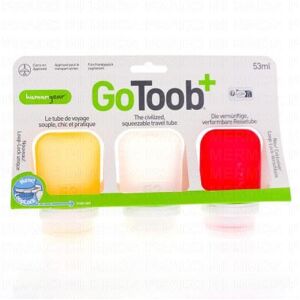 HUMANGEAR Gotoob+ Tube De Voyage Souple 3 Tubes De 53ml - Publicité