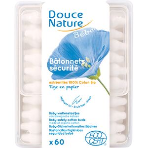 Batonnets Securite Bebe Douce Nature x60