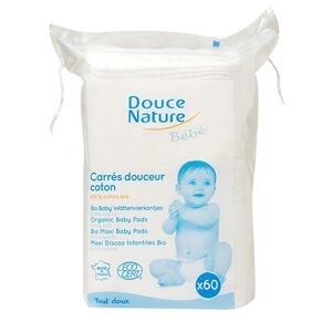 Carres Douceur Coton Bebe Douce Nature x60