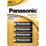 OEM ΣΕΤ 4 ΜΠΑΤΑΡΙΕΣ ALKALINE POWER PANASONIC AA (#014756 )