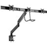 Gembird MA-DA3-03 Desk mounted adjustable monitor arm for 3 monitors 17″-27″ Black