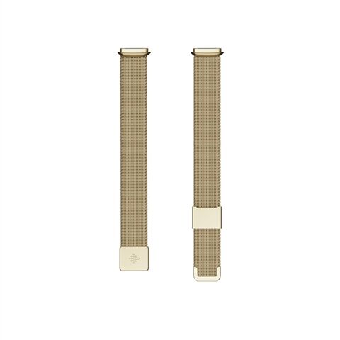 Refurbished: Fitbit Luxe Stainless Steel Mesh Band - Soft Gold, B