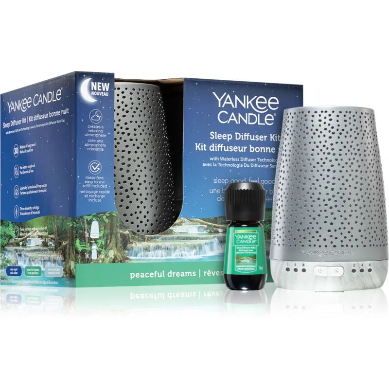 Yankee Candle Sleep Diffuser Kit Silver Electric diffuser + One Refill