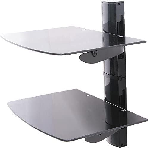 Ttap TTD-2-SHELF Twin Double Wall Shelf - Black