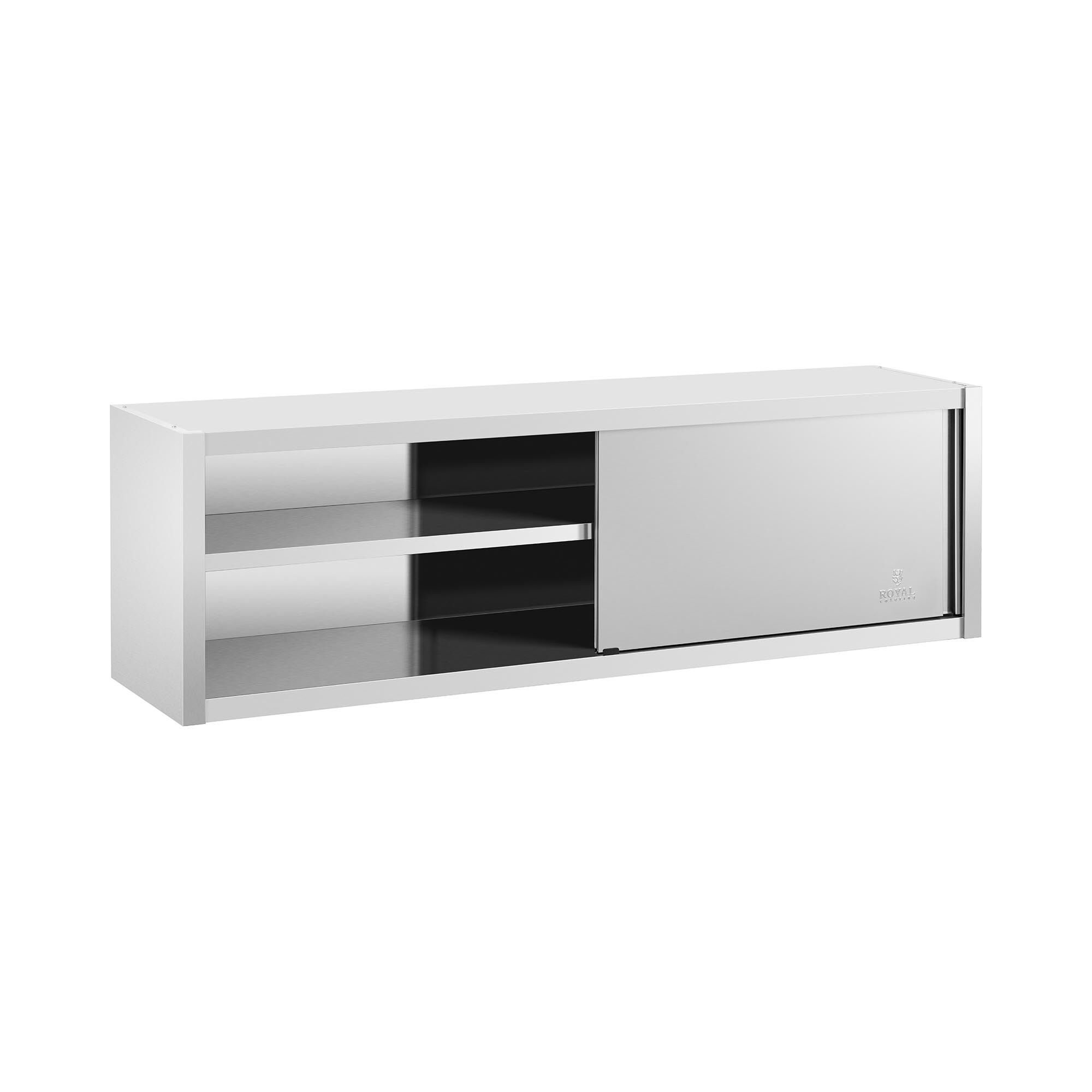 Royal Catering Stainless Steel Hanging Cabinet - 200 x 45 cm - Royal Catering - 300 kg