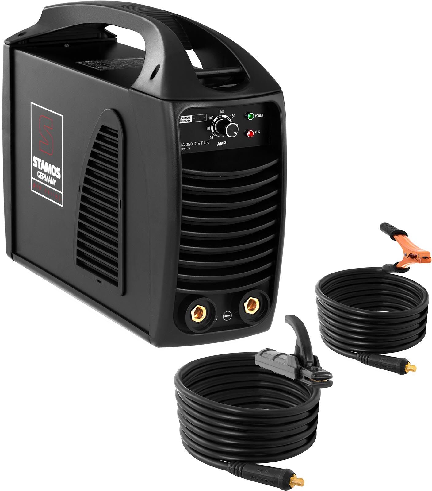 Stamos Pro Series Stick Welder - 250 A - Hot Start - IGBT - PRO