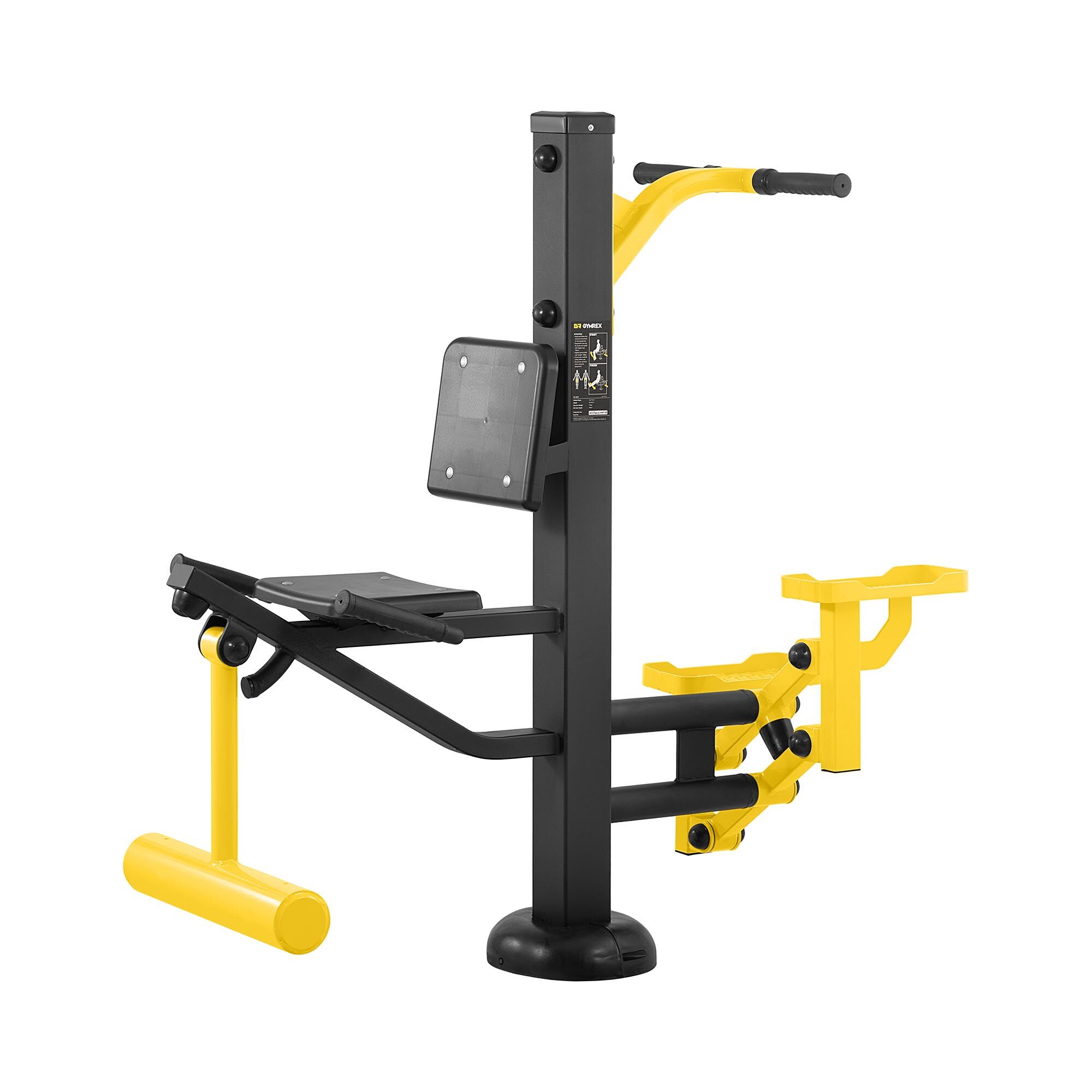 Gymrex Leg Extension Machine - up to 130 kg - steel