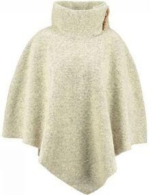 Ayacucho Womens Montana Poncho Ivory/Light Grey Size: (One Size)