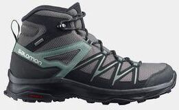 Salomon Mens Daintree Mid GTX Boot Magnet/Black/Balsam Green Size: (UK 12.5)