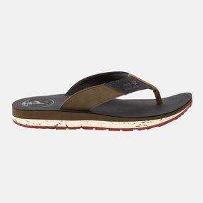 Jack Wolfskin Beachster Lt Flip Flop Espresso / Rocky Brown Size: (11)