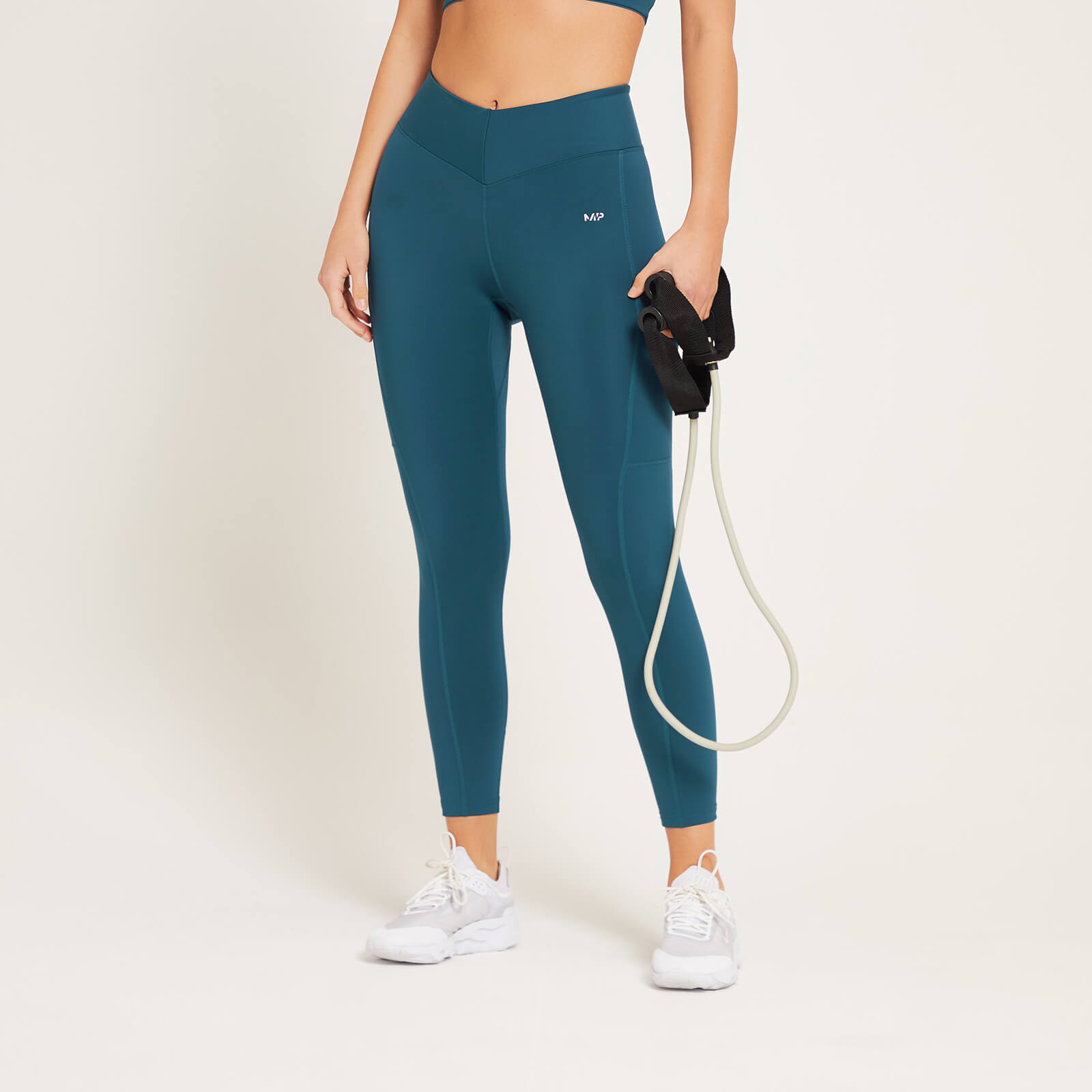 MP Women's Tempo 7/8 Leggings  - Dust Blue  - XXS